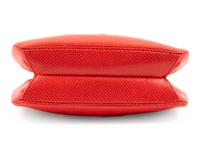 Judith Leiber Red Karung Snakeskin Bag
