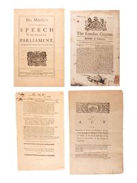 [POLITICS]. A large group of 17th and 18th-century British pamphlets and ephemera.