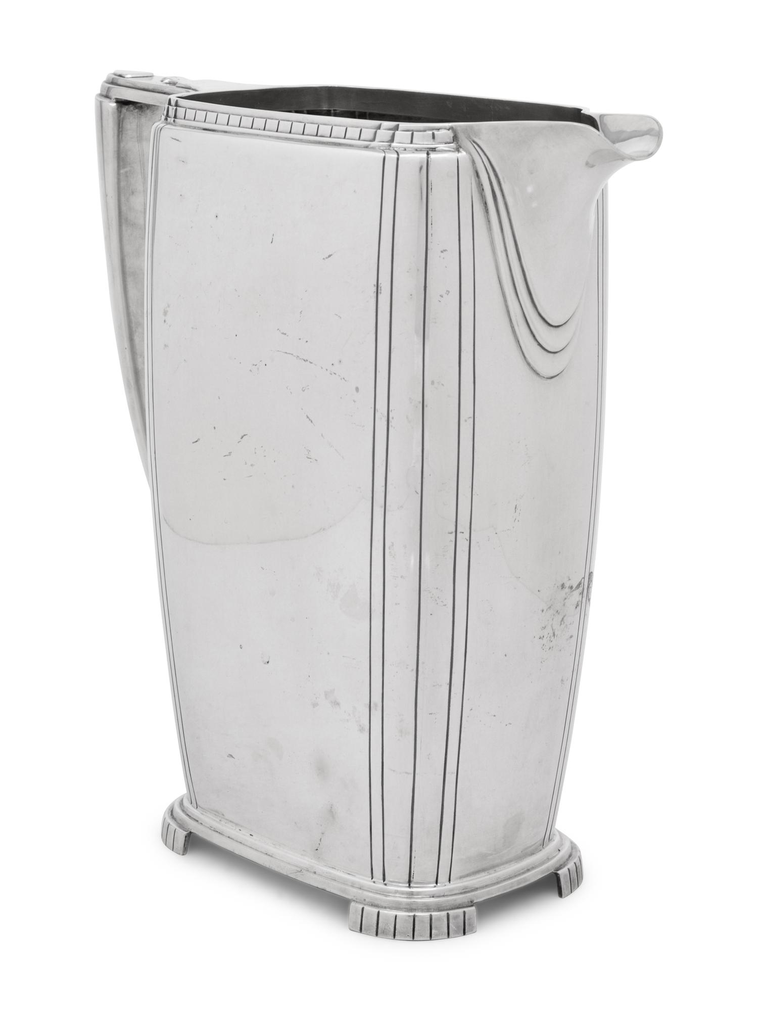 An American Silver Water Pitcher
