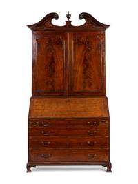 A George III Mahogany Secretary Bookcase — LATE 18TH CENTURY
