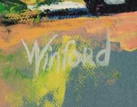 A Group of Five Works of Baseball Art Including Carl Yastrzemski Signed Autograph,