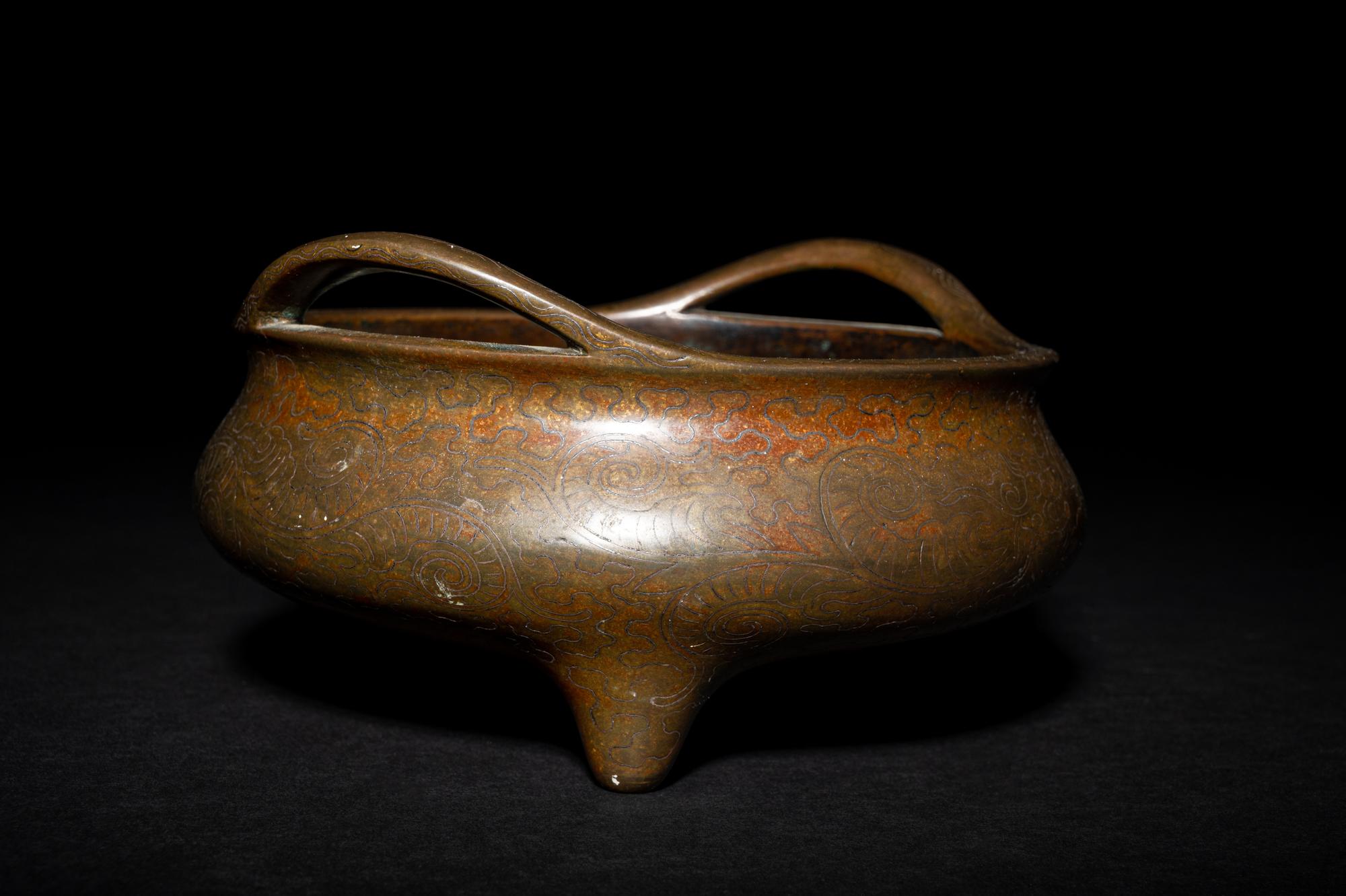 A Chinese Bronze Incense Burner