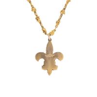 YELLOW GOLD AND HARDSTONE NECKLACE