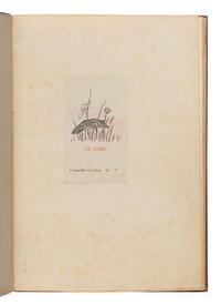 [Artist Book]. Manet, Édouard (1832-1883), artist. -- Mallarmé, Stephane (1842-1898). L'Après-Midi d'un Faune . Paris: Alphonse Derenne, 1876.