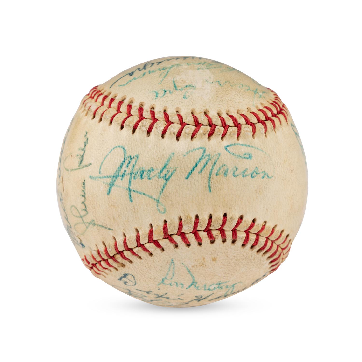 A 1955 Chicago White Sox Team Signed Autograph Baseball