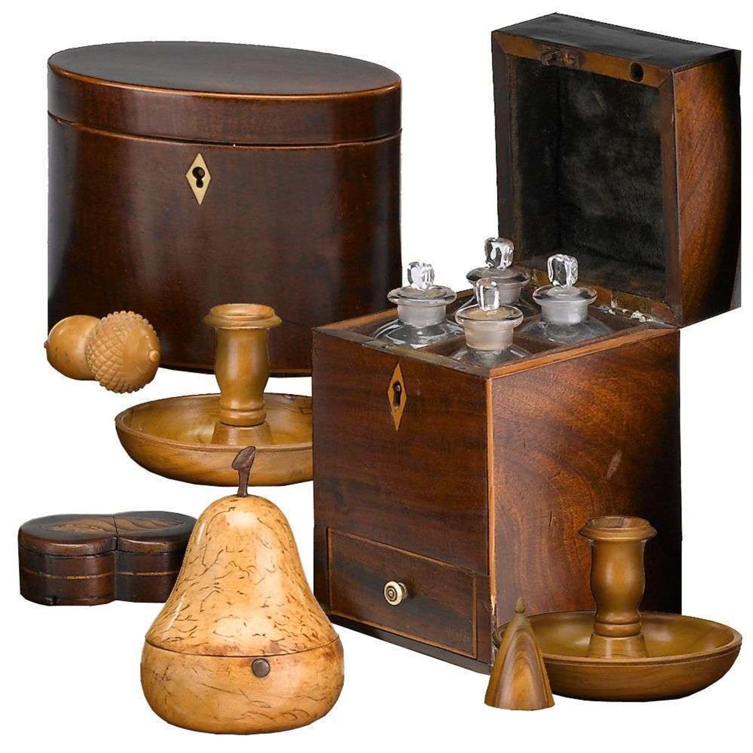Group of household accessories 19th century