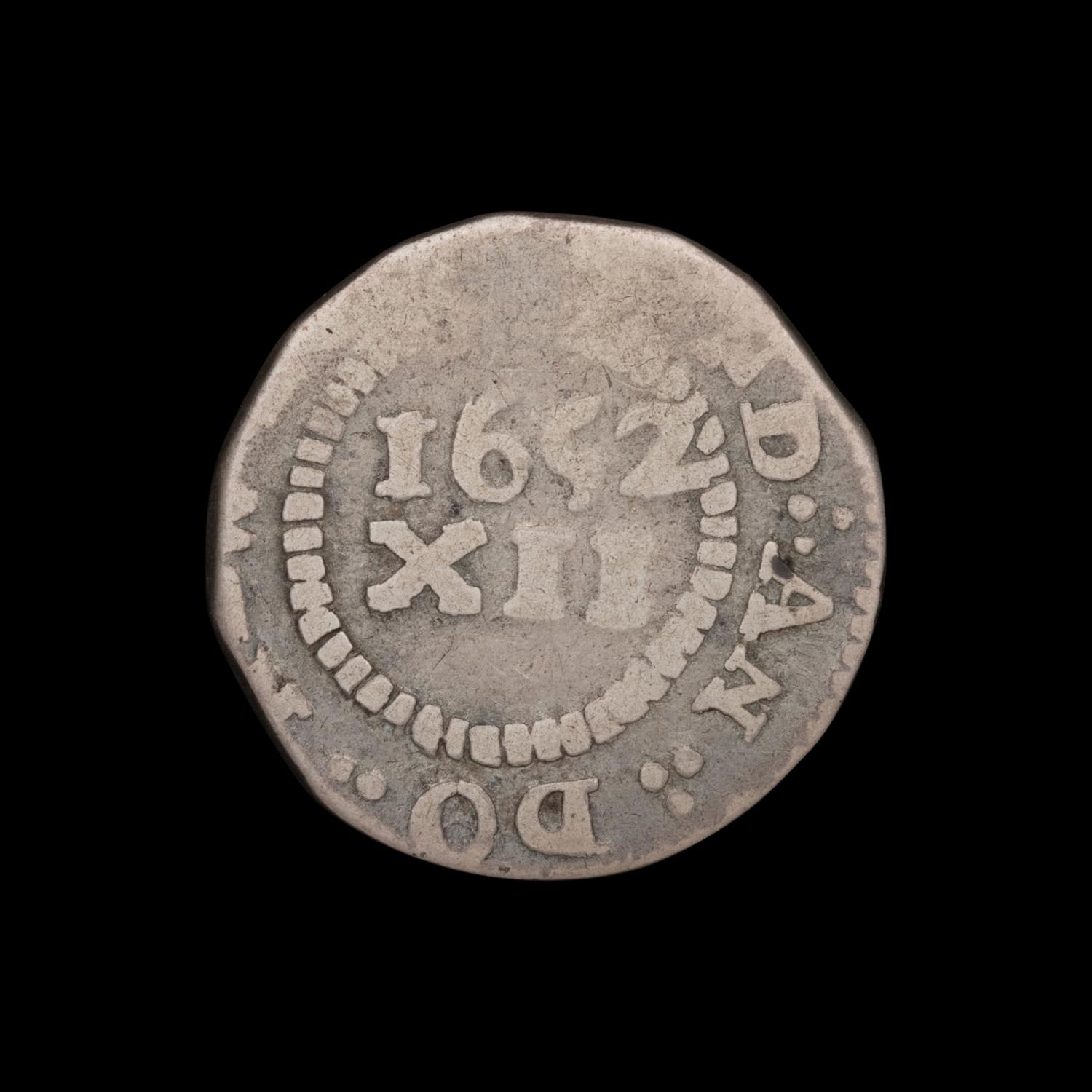 [MASSACHUSETTS] A 1652-Dated 1 Shilling Silver Coin
