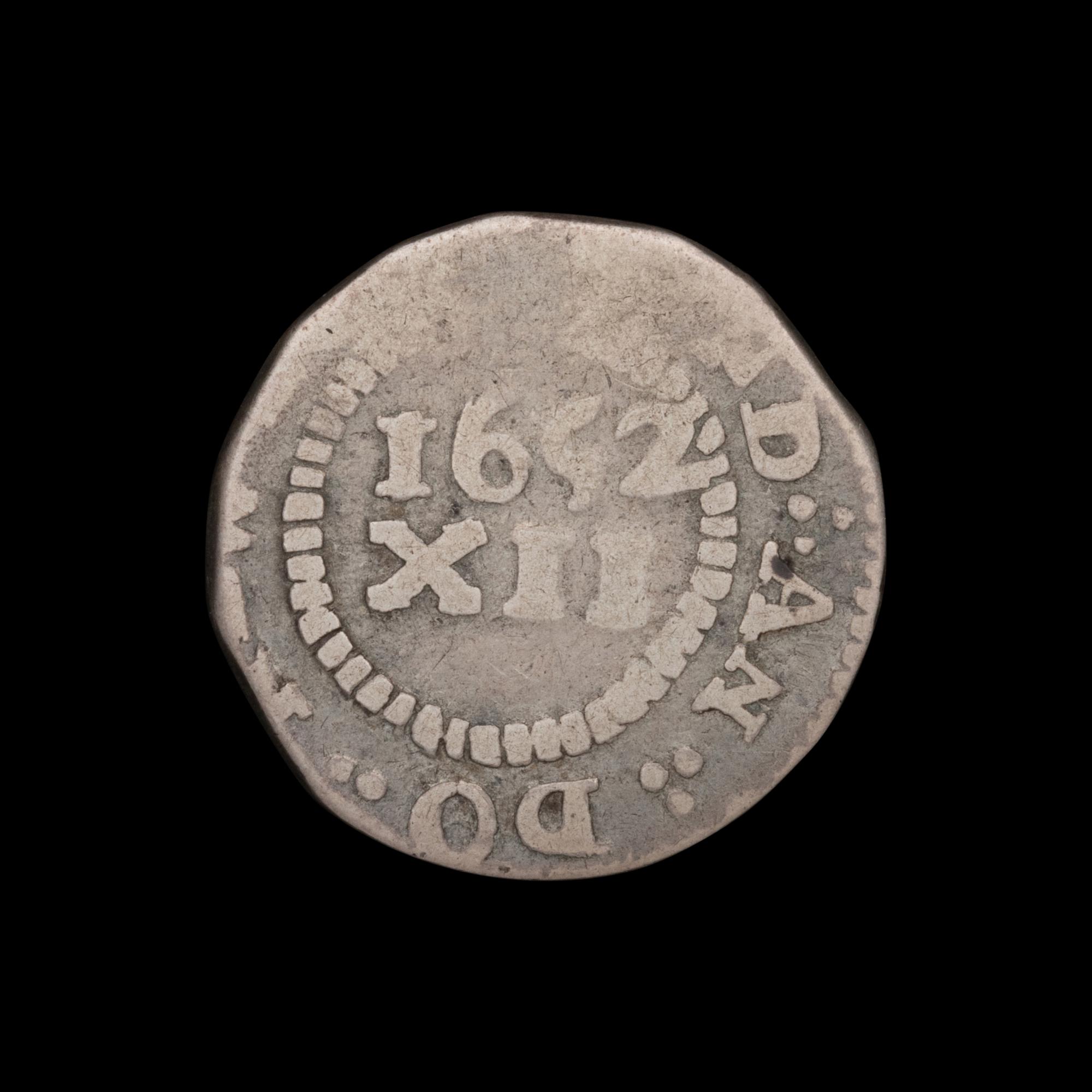 [MASSACHUSETTS] A 1652-Dated 1 Shilling Silver Coin
