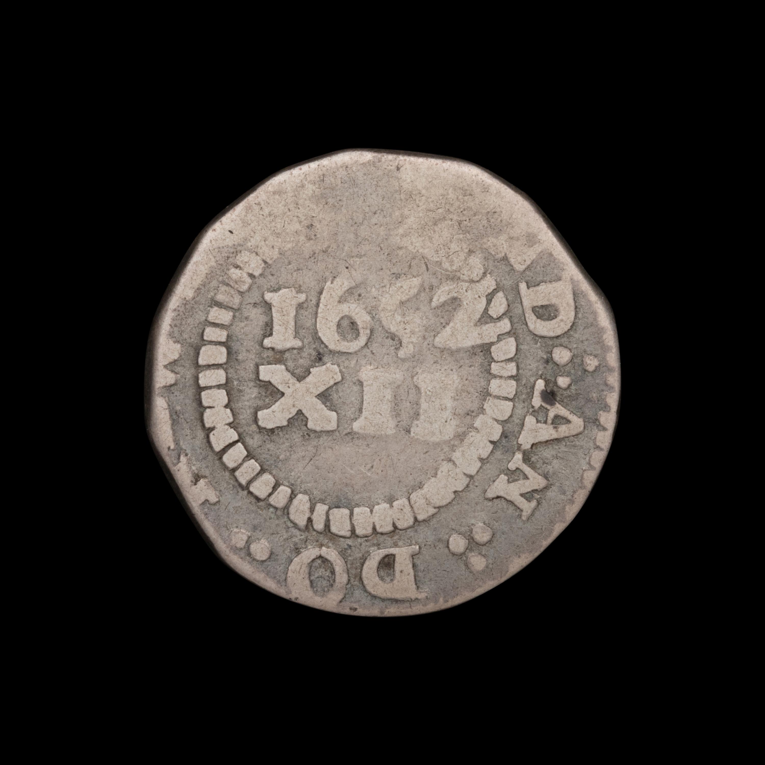 [MASSACHUSETTS] A 1652-Dated 1 Shilling Silver Coin
