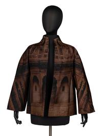 Ralph Rucci, Printed Silk Jacket