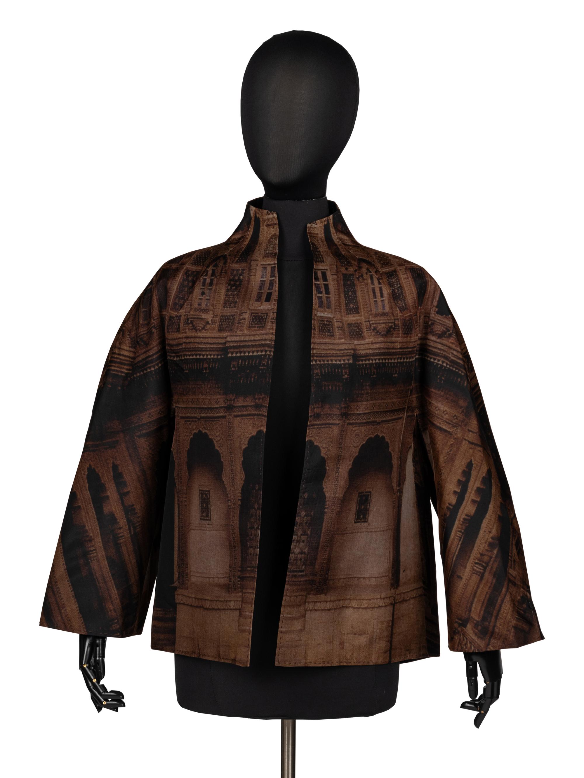 Ralph Rucci, Printed Silk Jacket