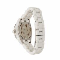 Chanel, Ref. H0968, White Ceramic and Stainless Steel 'J12' Date Watch