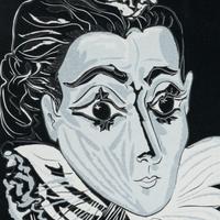 La Dame à la Collerette (Portrait de Jacqueline à la fraise) , 1963