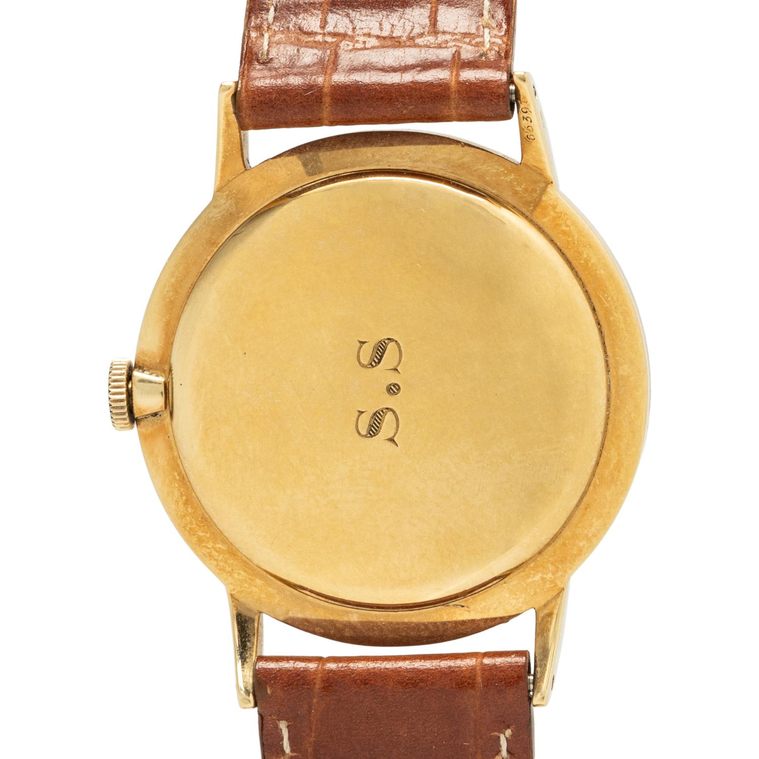 IWC, 18K YELLOW GOLD WATCH WITH IWC BUCKLE