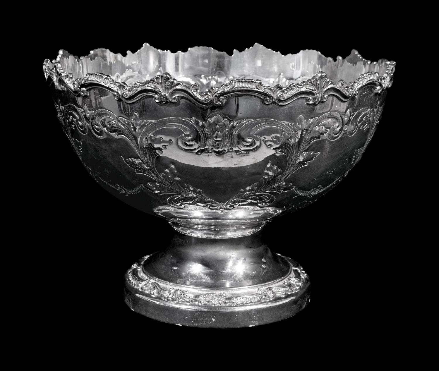 An American Silverplate Punchbowl