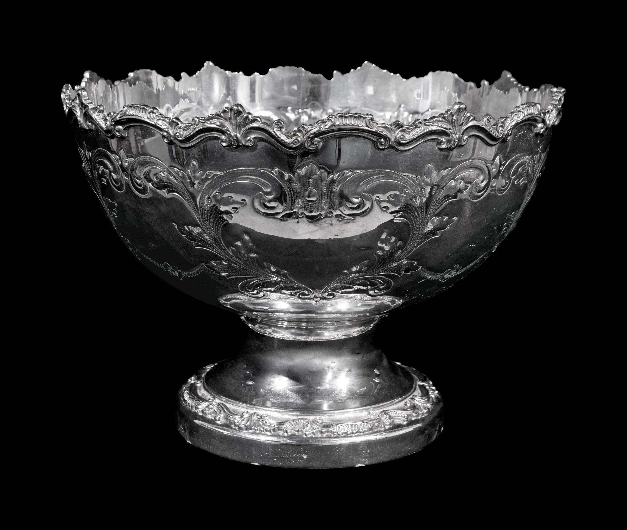 An American Silverplate Punchbowl