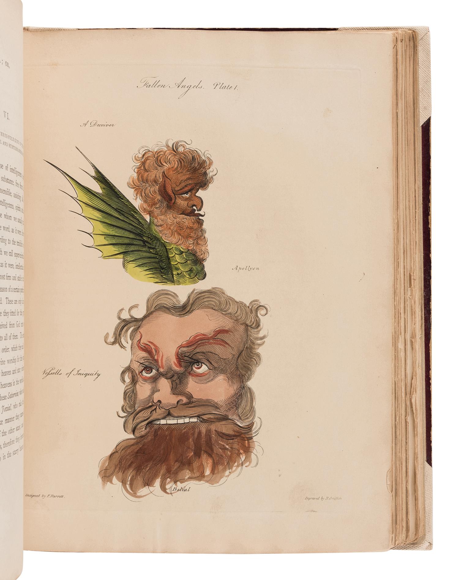 BARRETT, Francis (ca 1770-80, d. 1802 or later). The Magus, or Celestial Intelligencer . London: for Lackington, Allen, and Co., 1801 [but 1875].