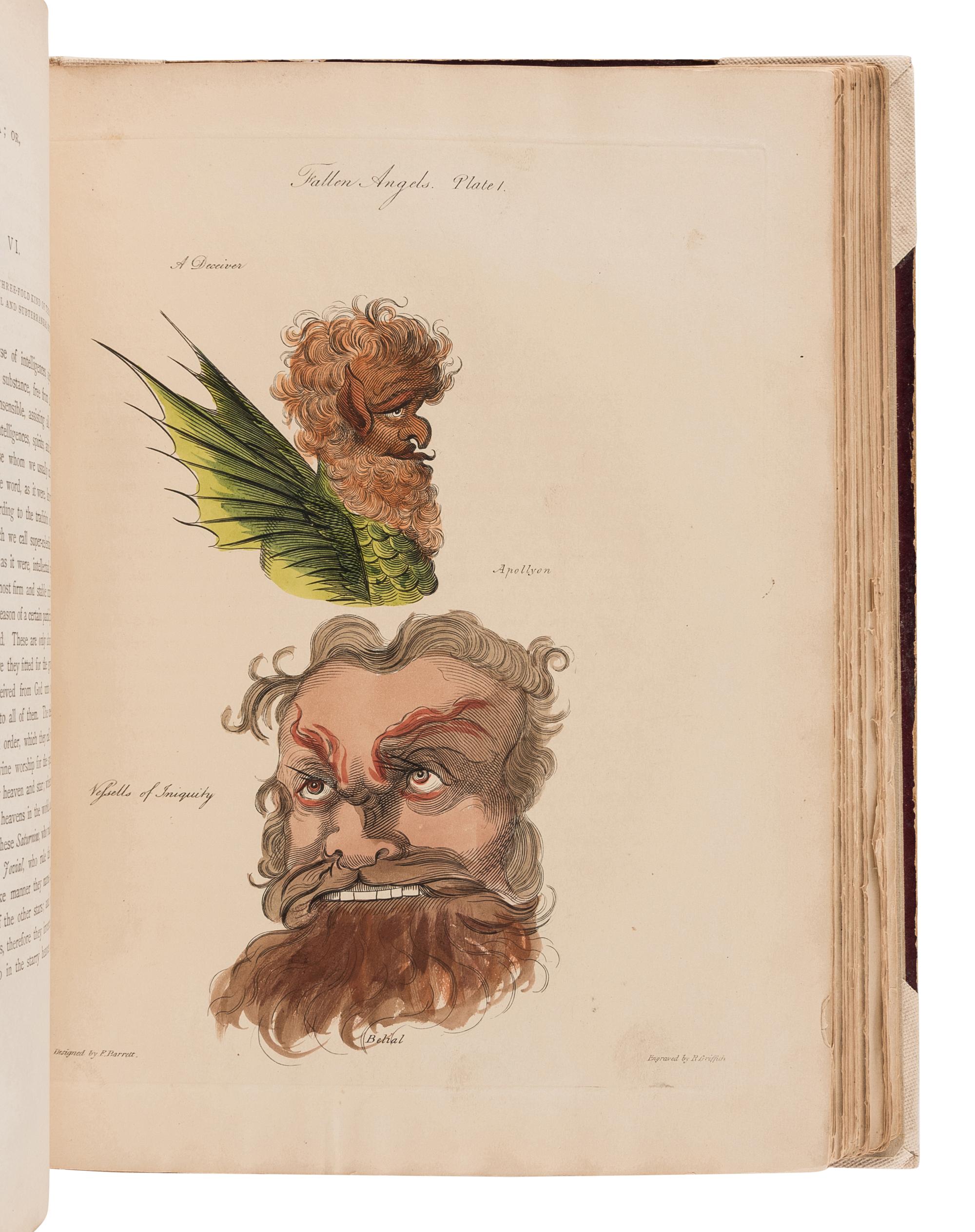 BARRETT, Francis (ca 1770-80, d. 1802 or later). The Magus, or Celestial Intelligencer . London: for Lackington, Allen, and Co., 1801 [but 1875].