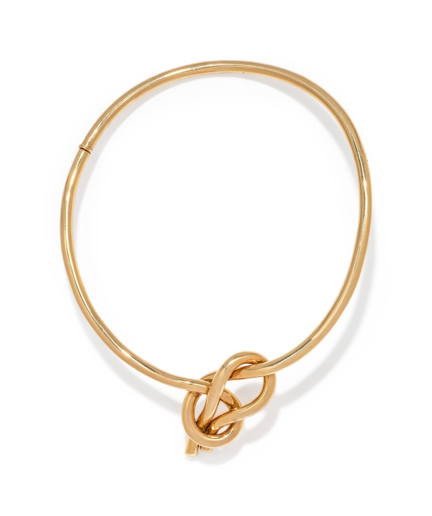 GUCCI, YELLOW GOLD COLLAR NECKLACE