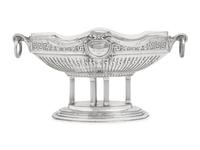A German Silver Pedestal Center Bowl