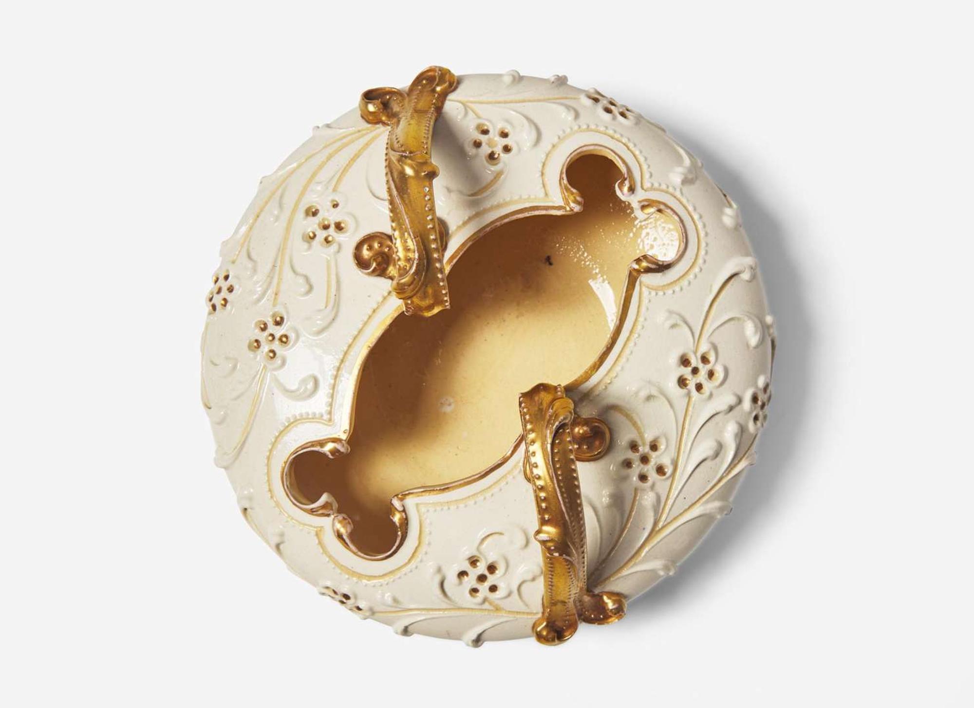 A Wedgwood Harry Barnard Queensware Handled Vase, UK, circa 1895