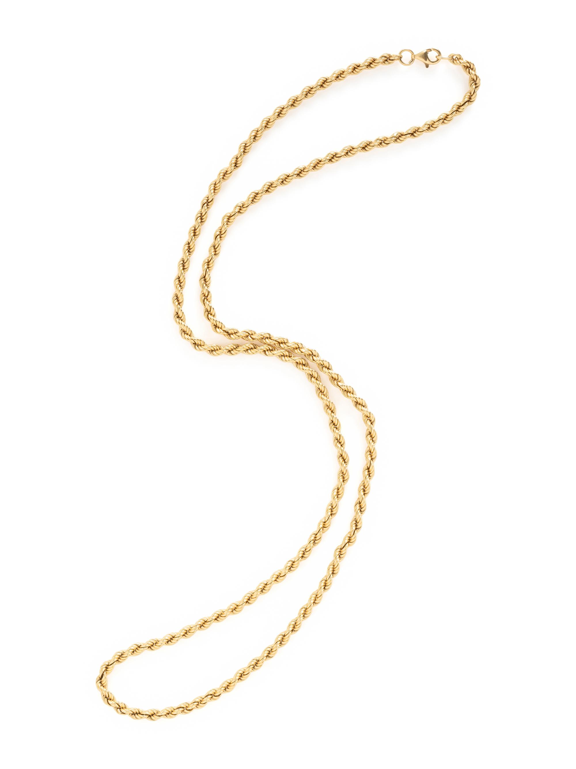 YELLOW GOLD NECKLACE