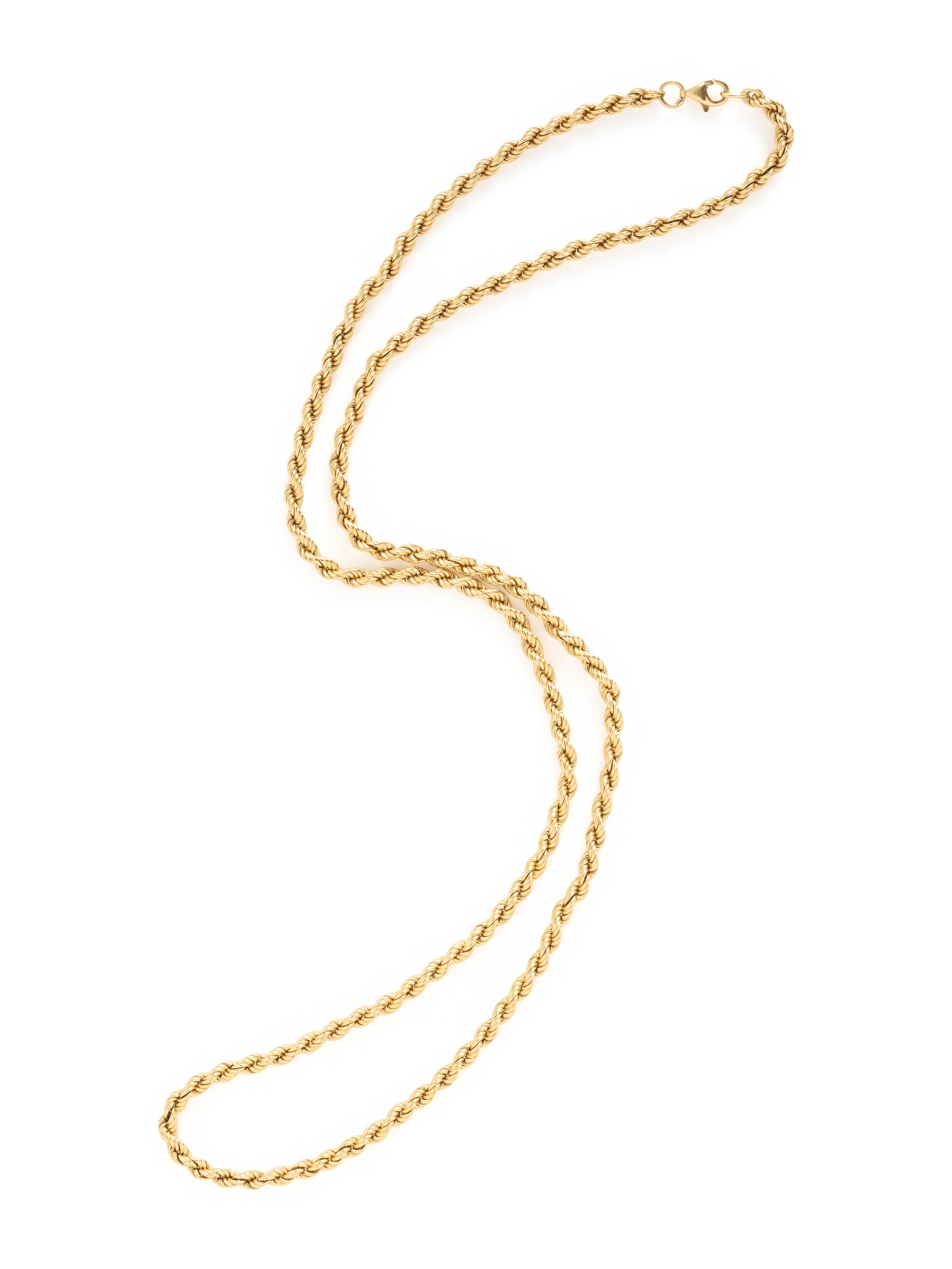 YELLOW GOLD NECKLACE