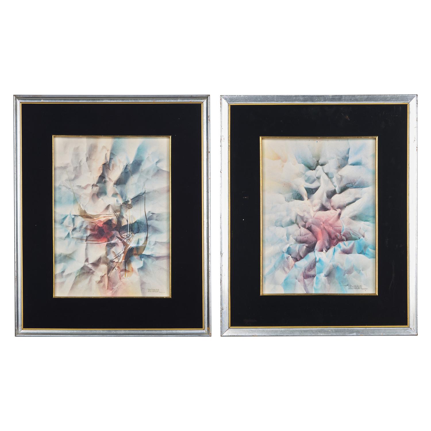 Leonardo Nierman (Mexican, 1932–2023) — Witchery and Impromptu (Two Works)