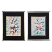 Leonardo Nierman (Mexican, 1932–2023) — Witchery and Impromptu (Two Works)