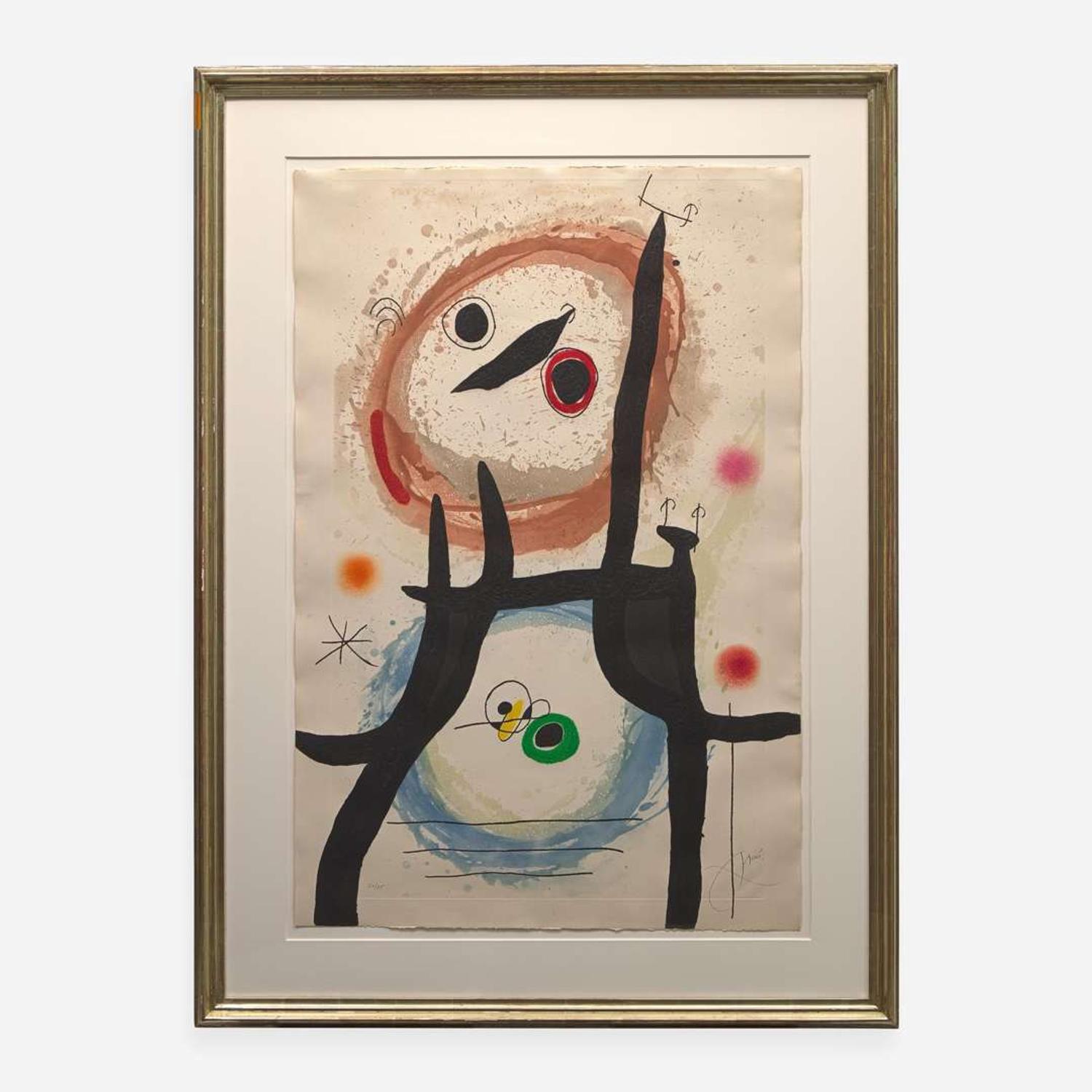 Joan Miró (Spanish, 1893-1983) La Femme Angora