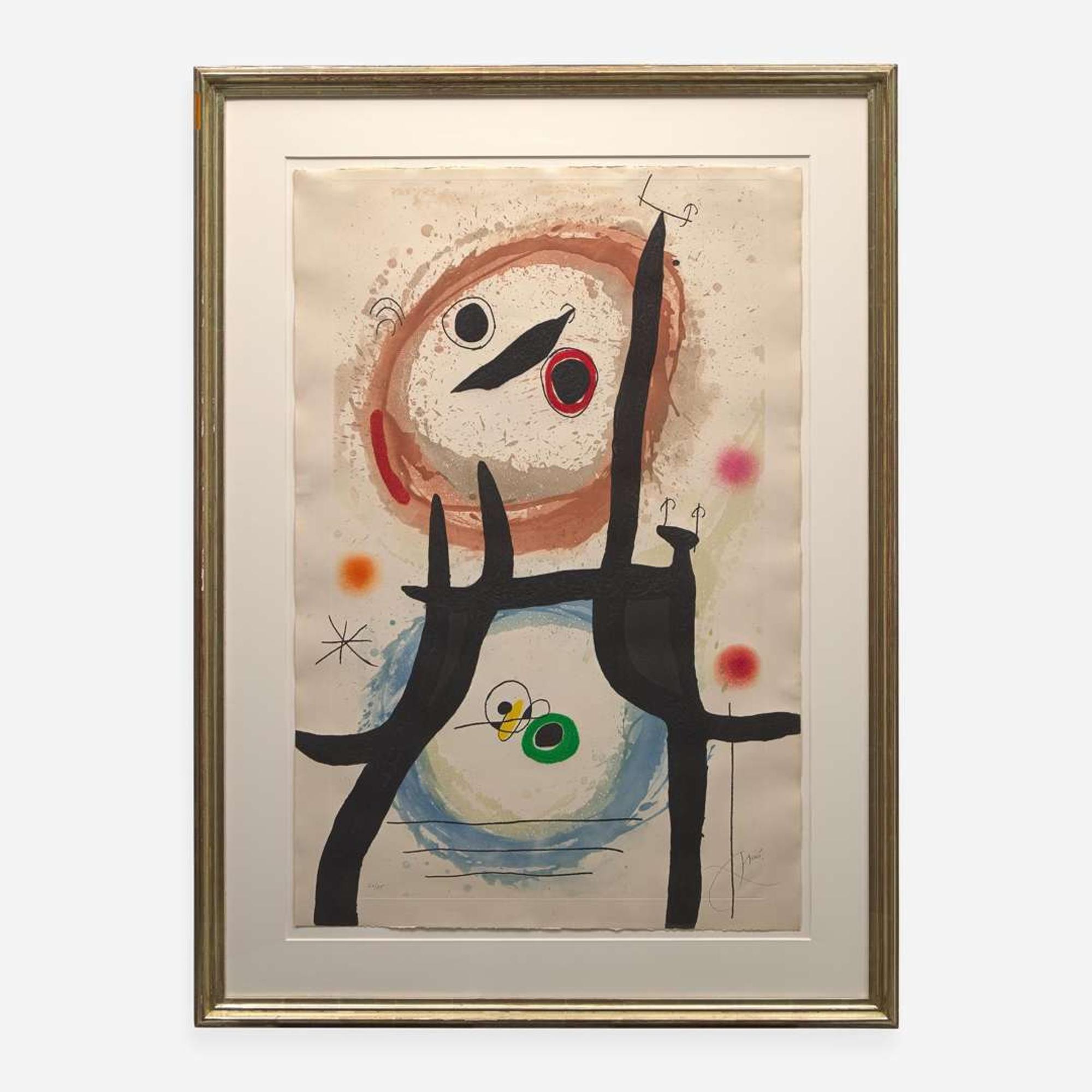 Joan Miró (Spanish, 1893-1983) La Femme Angora