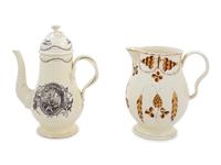 Two English Creamware Articles