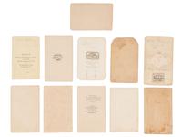 [LINCOLNIANA]. Photographs and ephemera related to Abraham Lincoln and his associates.