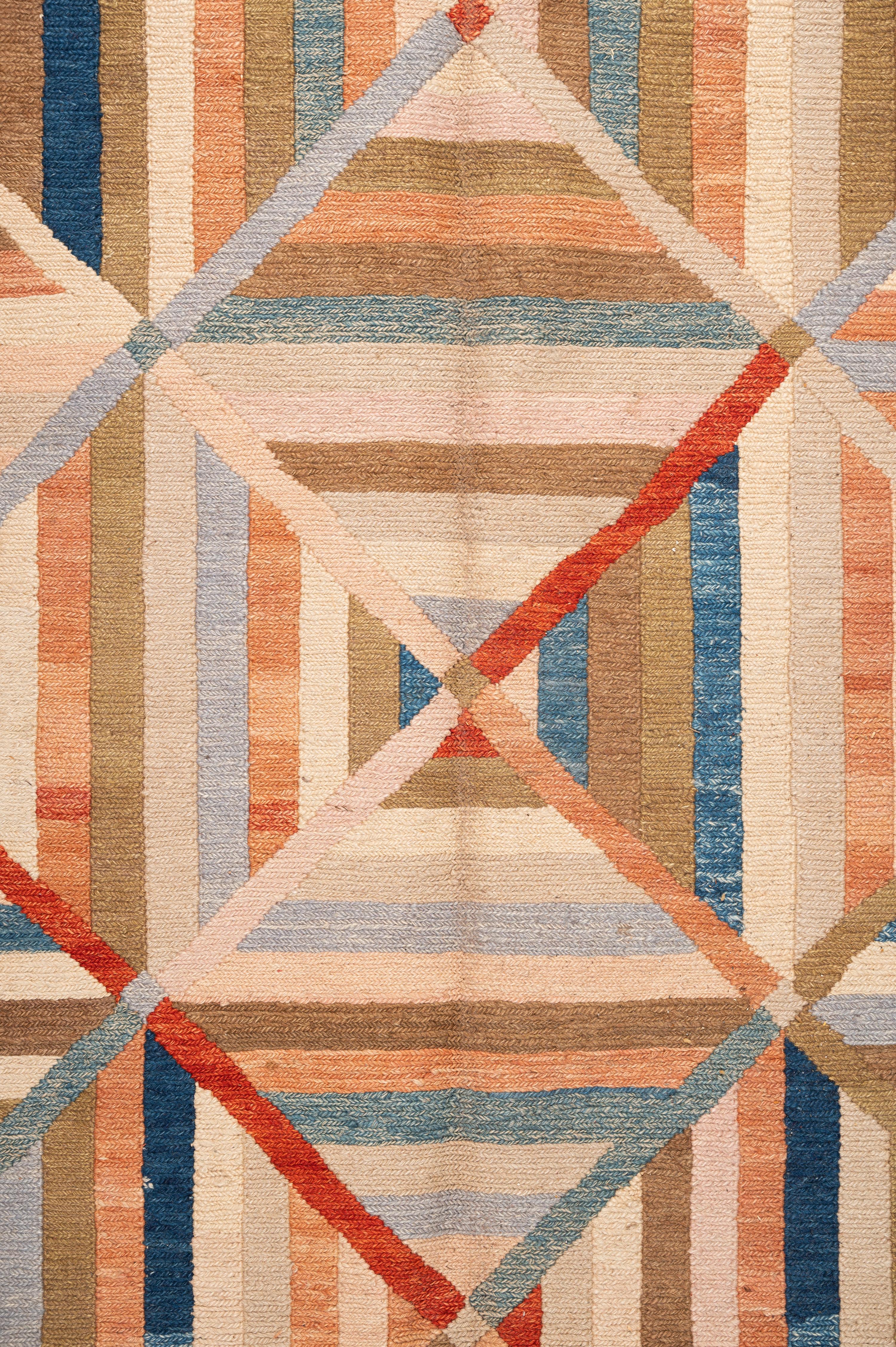 A Modern Soumak Wool Rug