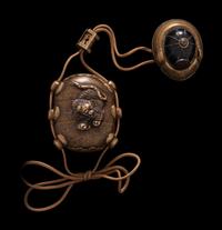 A Japanese Mixed-Metal Two-Case Inro