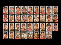 A Group of 95 Assorted 1953 Topps Baseball Cards Including Hall of Famers