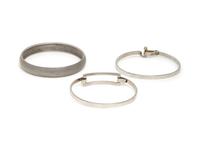 TIFFANY & CO., COLLECTION OF STERLING SILVER BRACELETS