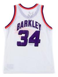 A Charles Barkley Signed Phoenix Suns Jersey (Champion),