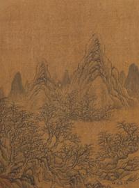 After Wu Li, (Chinese, 1632-1718), depicting mountainous landscape scenes.