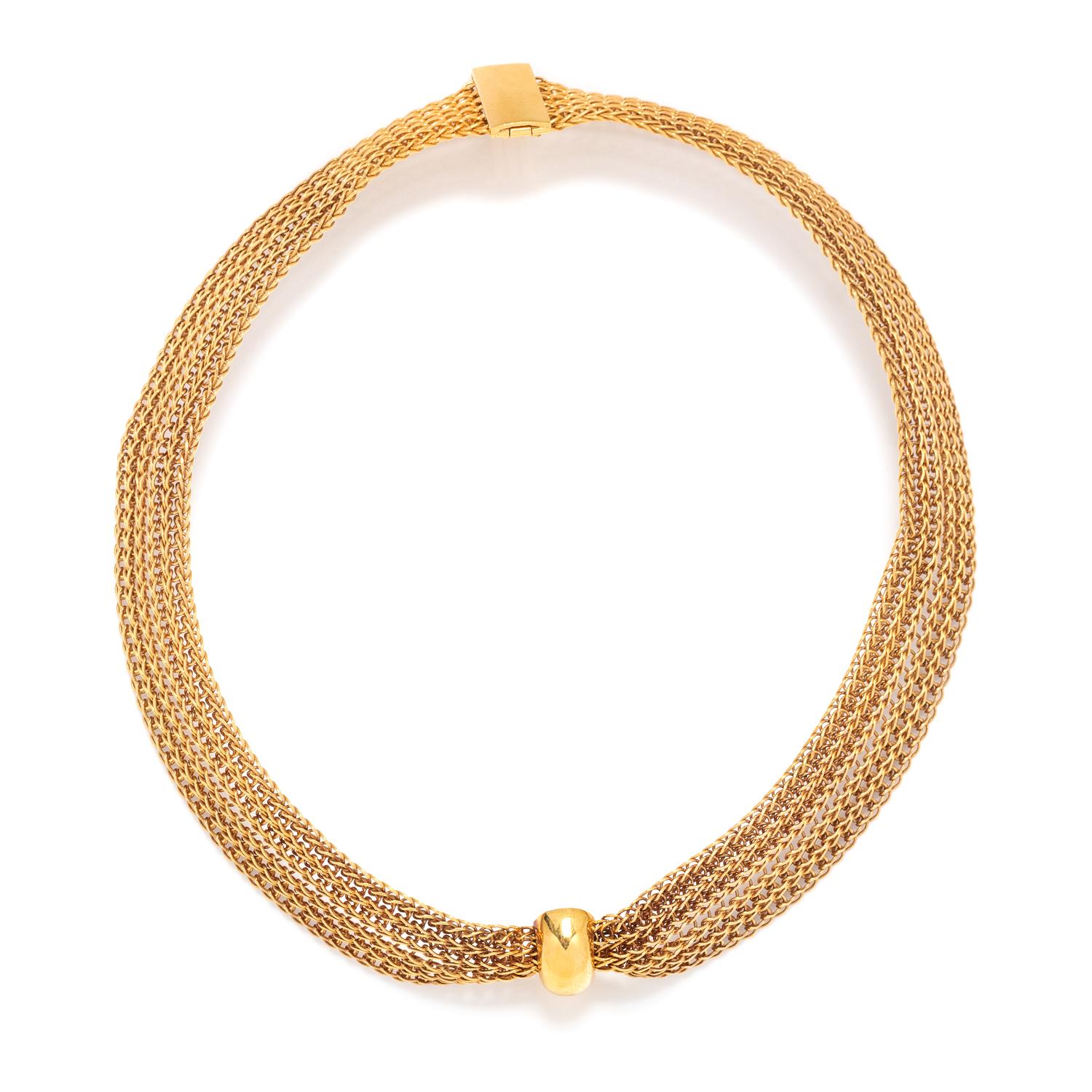 YELLOW GOLD NECKLACE