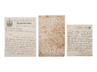[CIVIL WAR]. WILD, Edward Augustus (1825-1891). Collection of items related to abolitionist, recruiter, and commander of "Wild's African Brigade," incl. wartime CDV and letter referencing the attack on Fort Wagner.