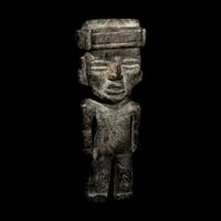A Teotihuacan Greenstone Standing Figure