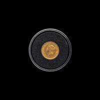 An 1853-O Liberty Head $1 Gold Coin