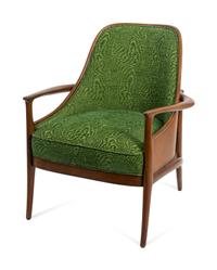 A Palecek 7361-74 Woodland Veneer Back Chair