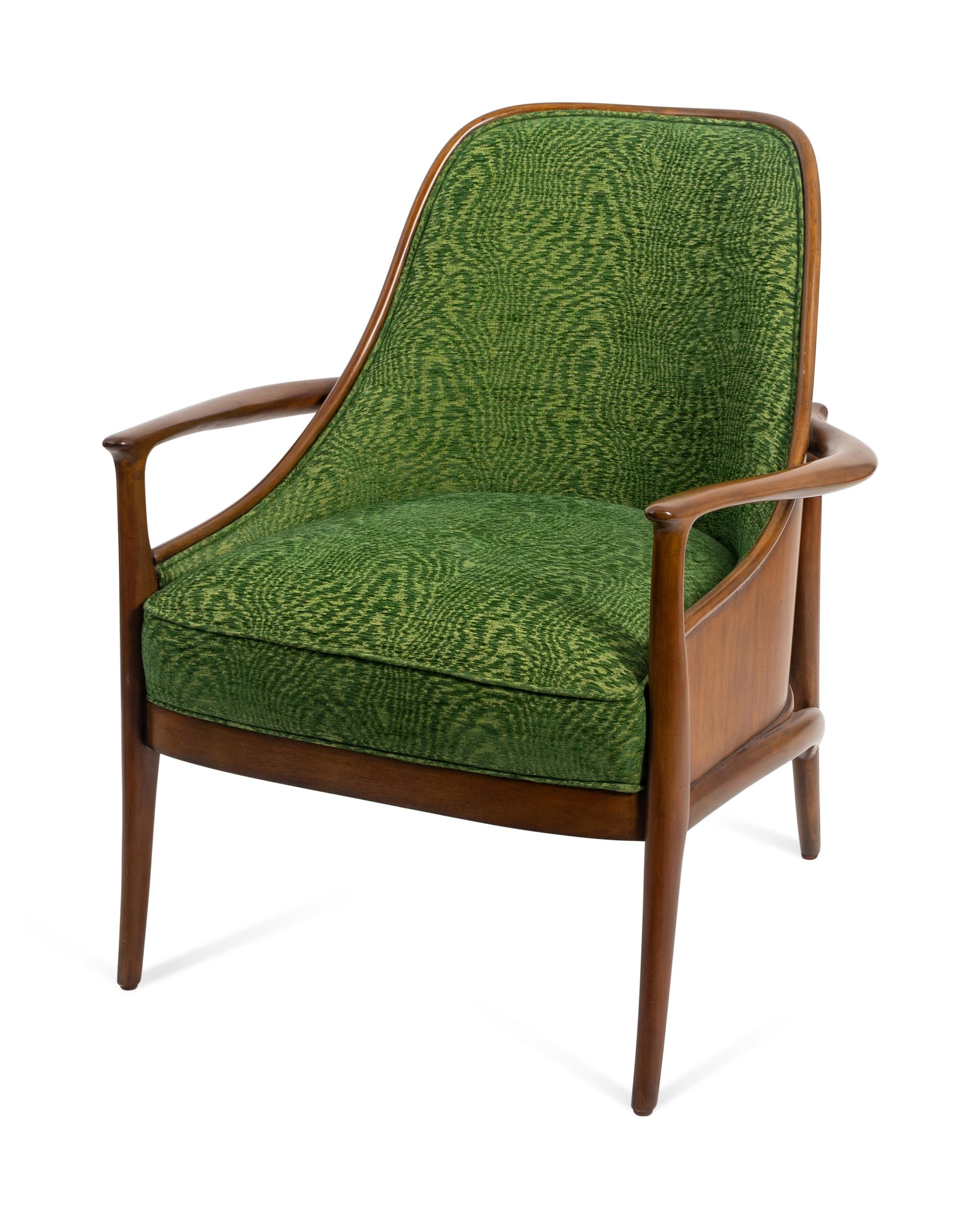 A Palecek 7361-74 Woodland Veneer Back Chair