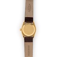 ROLEX, REF. 6565, 18K YELLOW GOLD VINTAGE 'OYSTER PERPETUAL ' WATCH WITH HONEYCOMB DIAL, CIRCA 1956