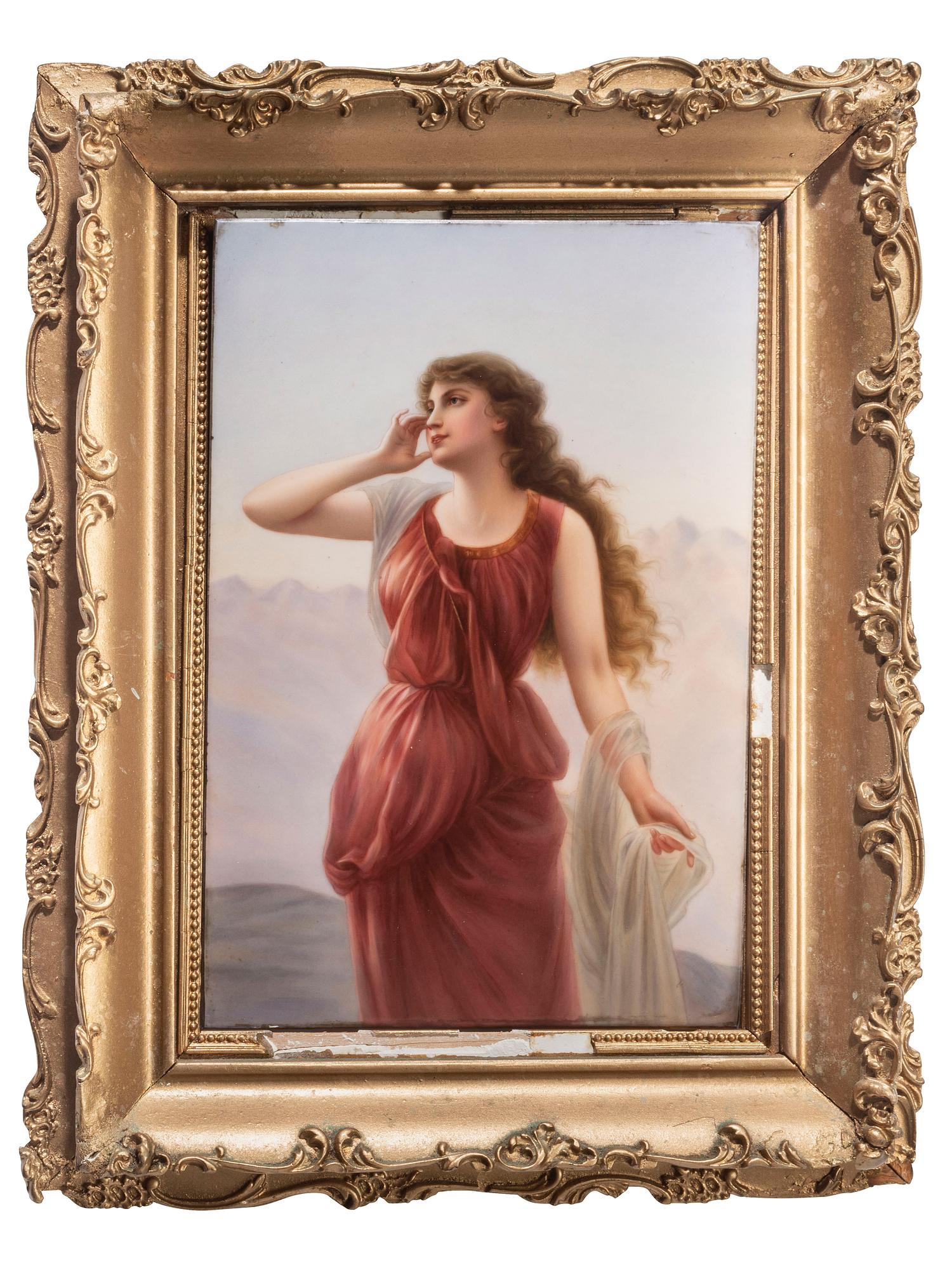 A Berlin (K.P.M.) Painted Porcelain Plaque