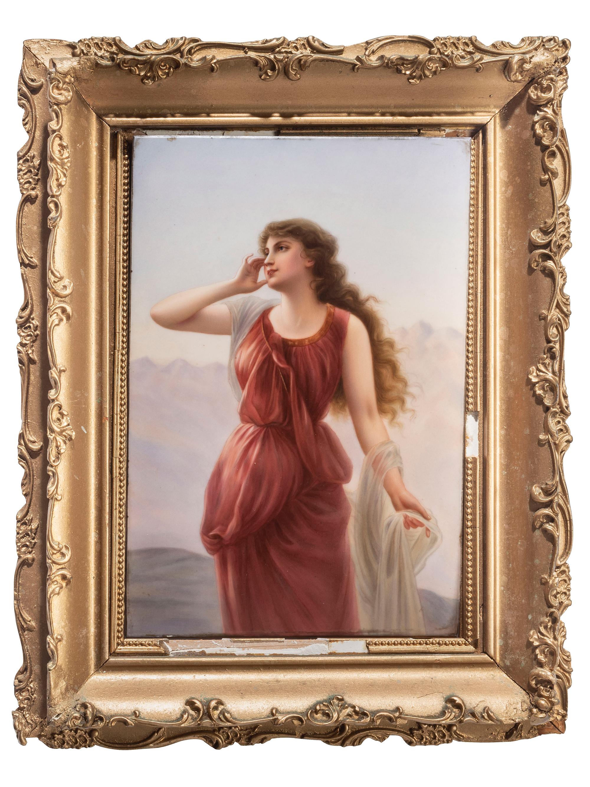 A Berlin (K.P.M.) Painted Porcelain Plaque
