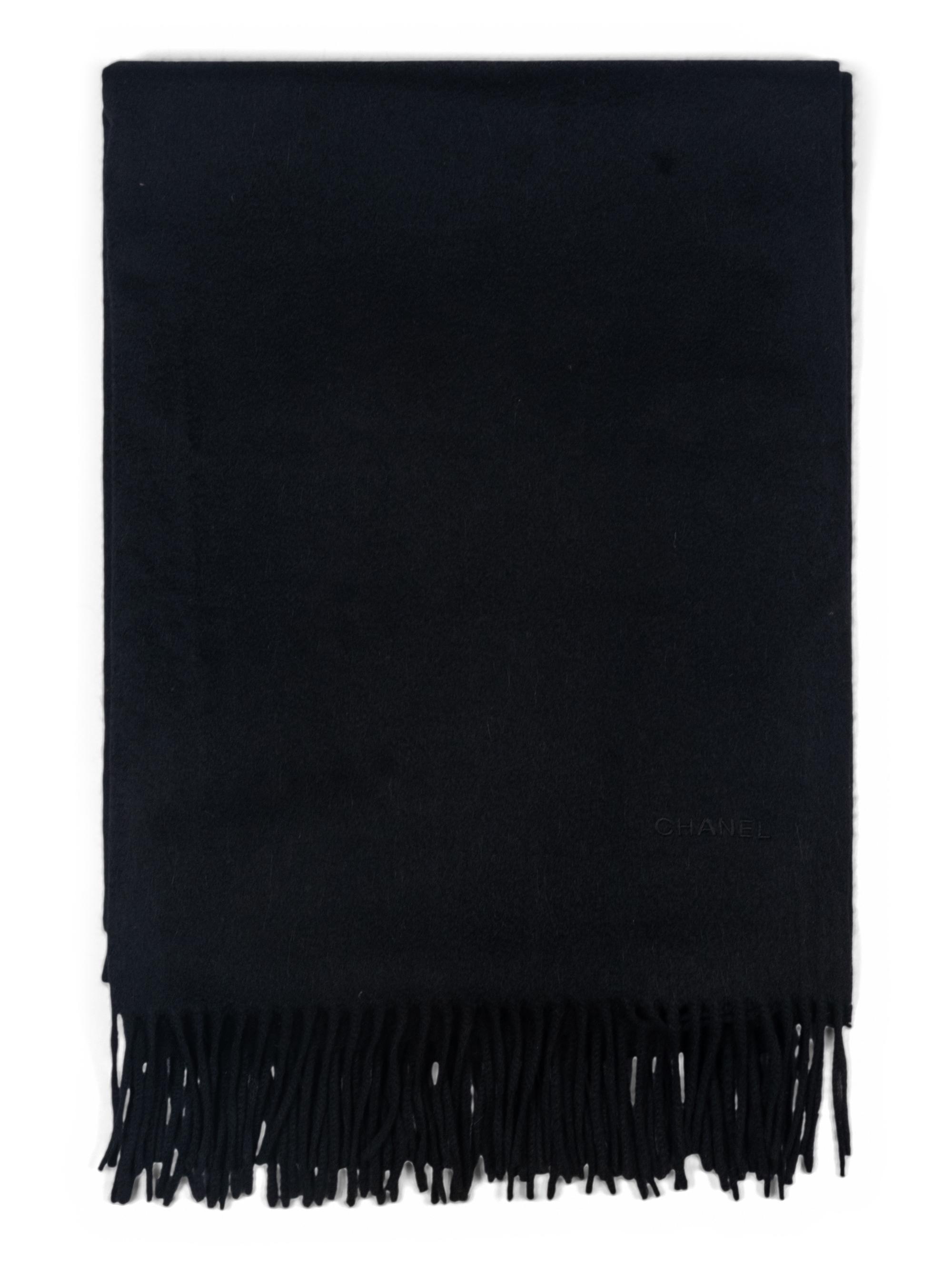 Two Chanel Cashmere Scarves