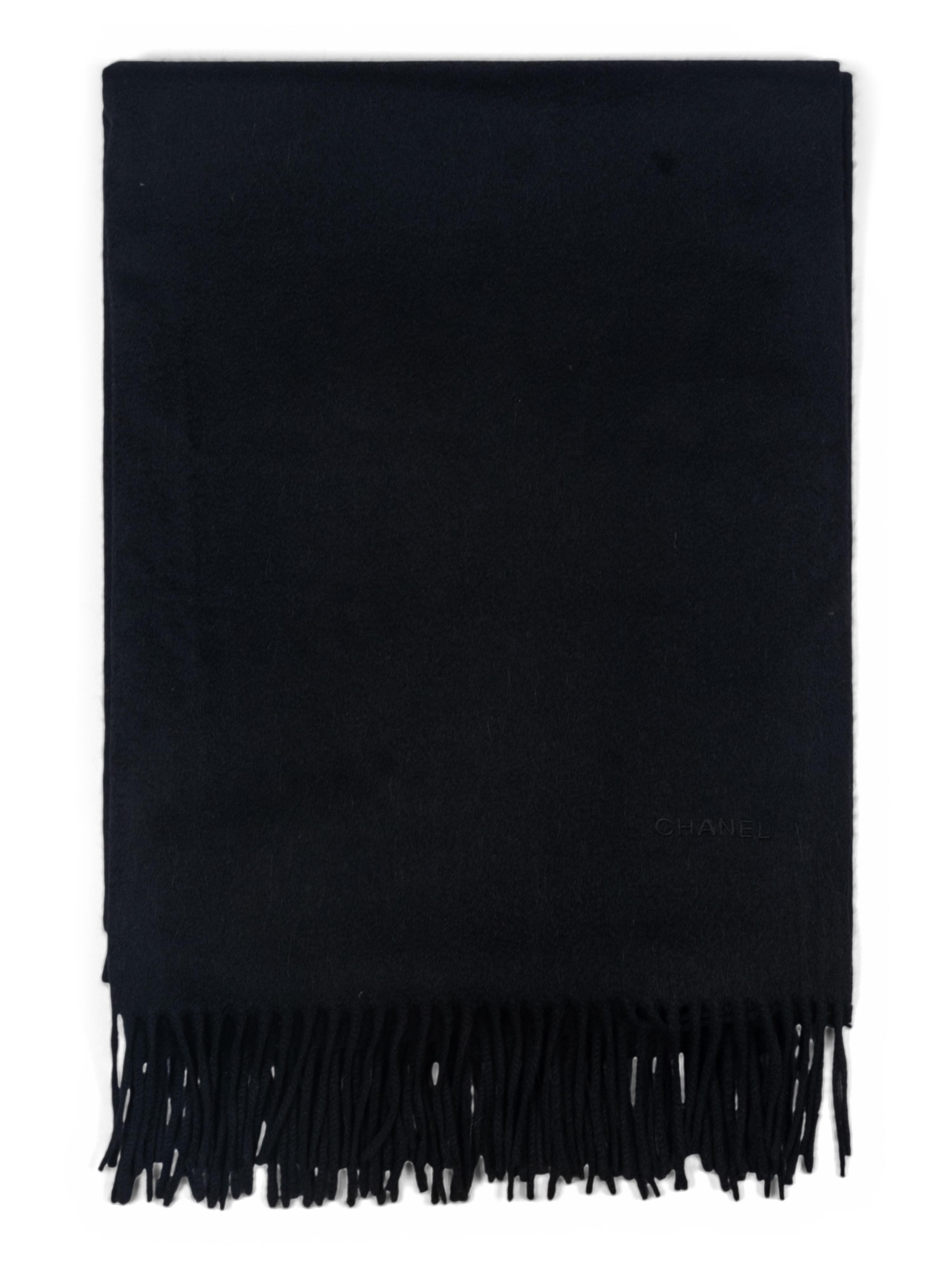 Two Chanel Cashmere Scarves